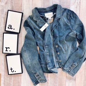 Anthropologie , Pilcro Denim Blazer Jean Jacket